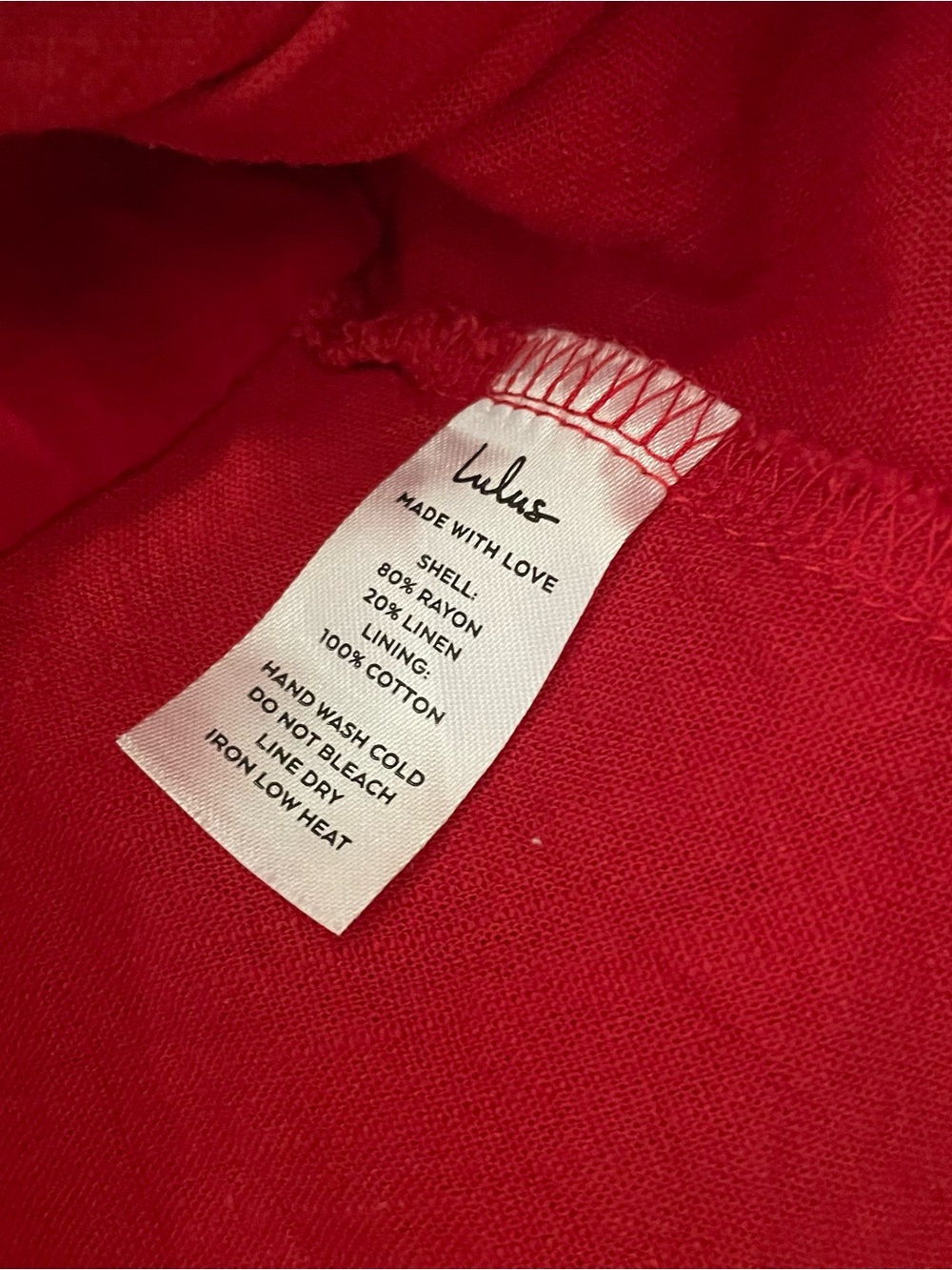 Lulu's Red Asymmetrical Ruffle Mini Skirt - Picture 3 of 3
